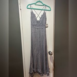 Free people Adella Maxi dress in lavender.